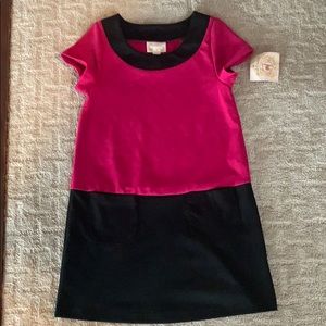 Red camel girls dress